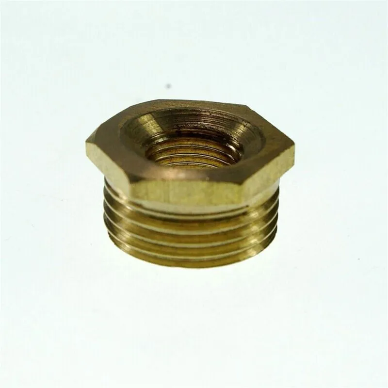 

5PCS Brass 1/2''Male x 3/8" Female BSPP Adapter Reducer