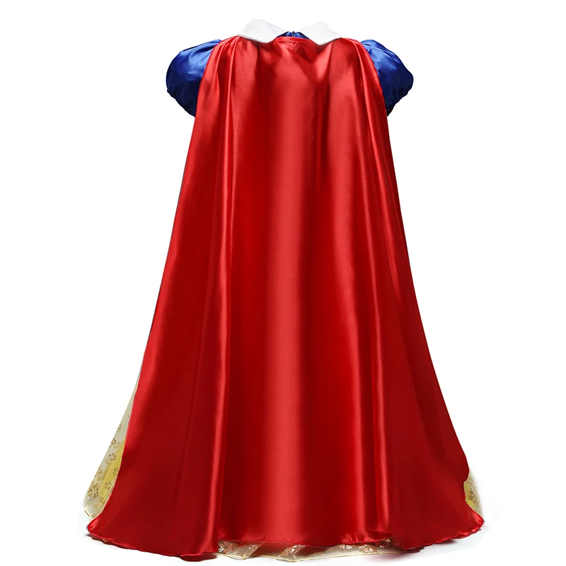 Принцесса платье цвета жасмин для девочек детская одежда для Дня всех святых; вечерние Карнавальная одежда детское платье «Принцесса Анна» для девочек со шнуровкой костюм Эльзы Размеры возраст 4-10 лет