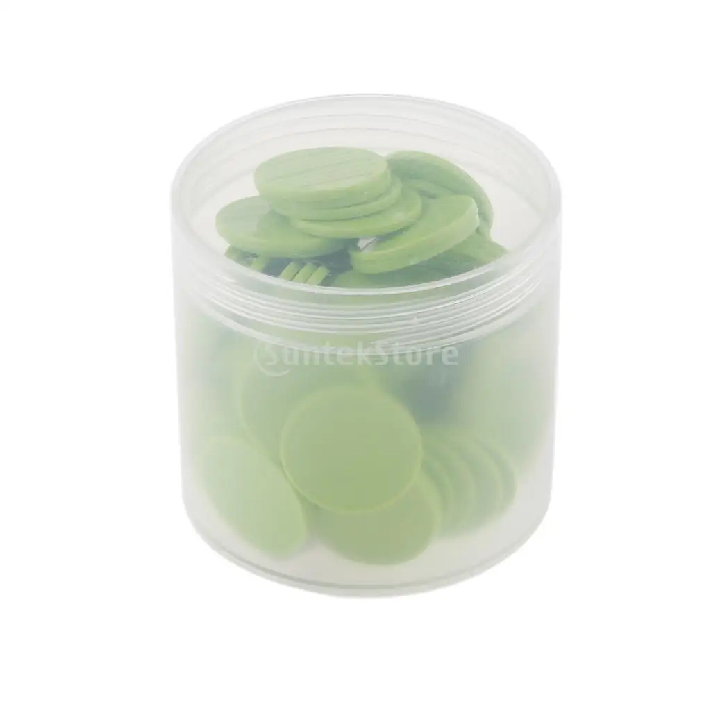 100 Pieces Plastic Poker Chips Bingo Markers Token Toys for Party Casino Board Game Accessory