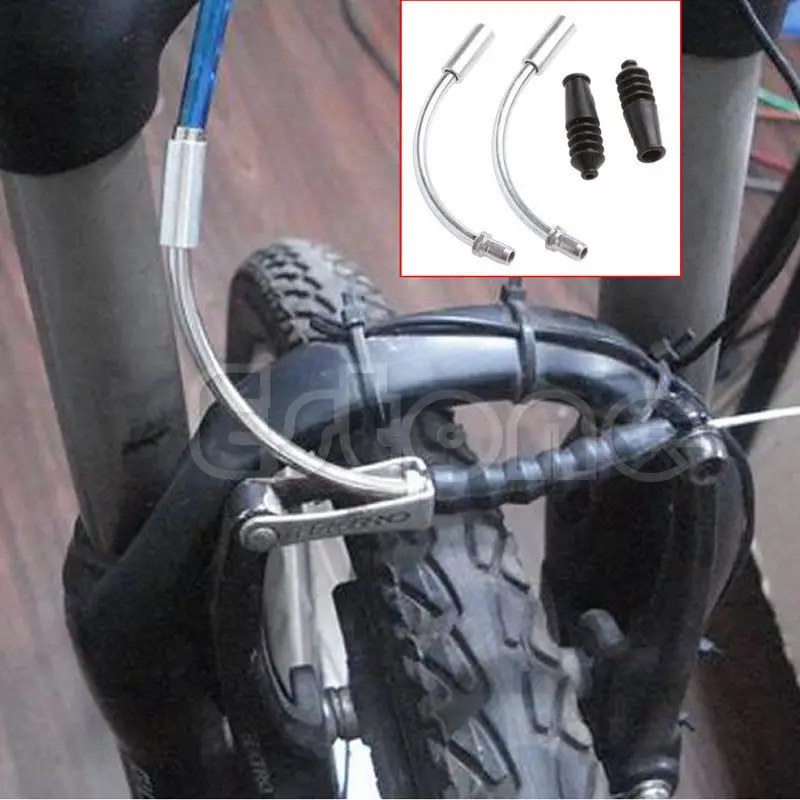 1 компл. V тормозная Лапша кабель руководство трубы пластик сапоги и ботинки для девочек Велосипедный спорт складной велосипед Вело