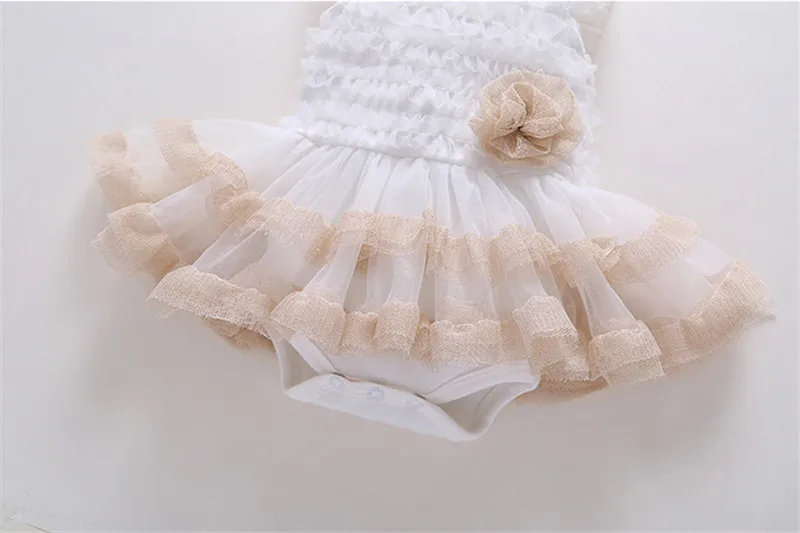 1Pcs Newborn Toddler Baby Girls Clothes Full moon 1year birthday Party Baby Girl Princess Dresses Christmas Baby Girl Clothing05