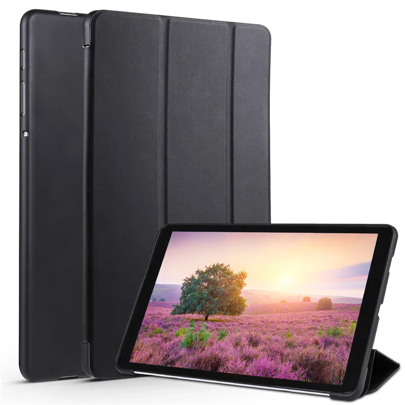 

Beautiful Print TPU 3-fold tablets case For Samsung galaxy Tab A 10.5'' 2018 SM-T590 T595 T597 back soft slim smart stand cover