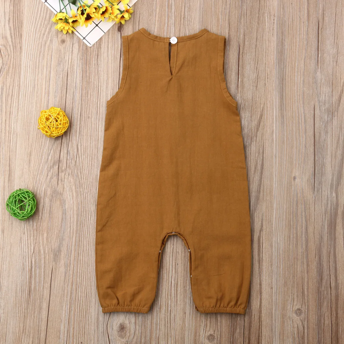 Комбинезон Emmababy однотонный для новорожденных мальчиков и девочек 0 24