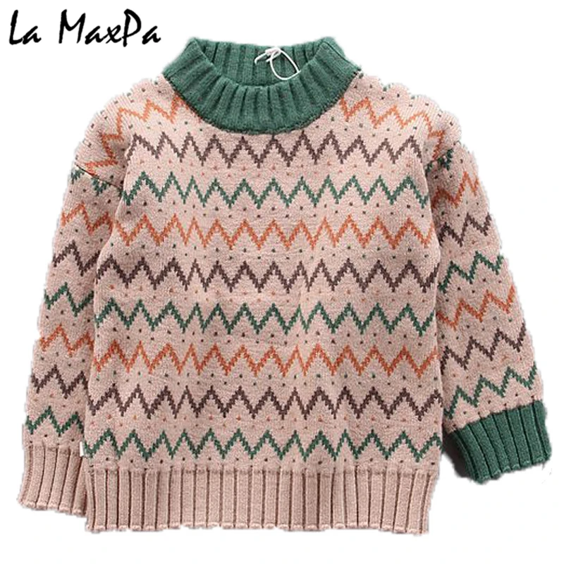 

La MaxPa Brand Children Boy's Girls Spring/Autumn Cotton Sweaters Good Price and Quality For 1-5 years kids wear Clothing