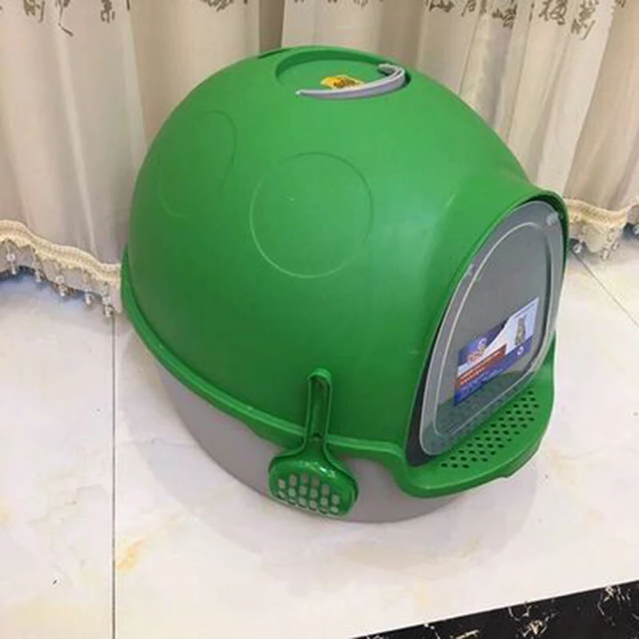Закрытый наполнитель для кошачьего туалета коробка сумка лоток пластиковая