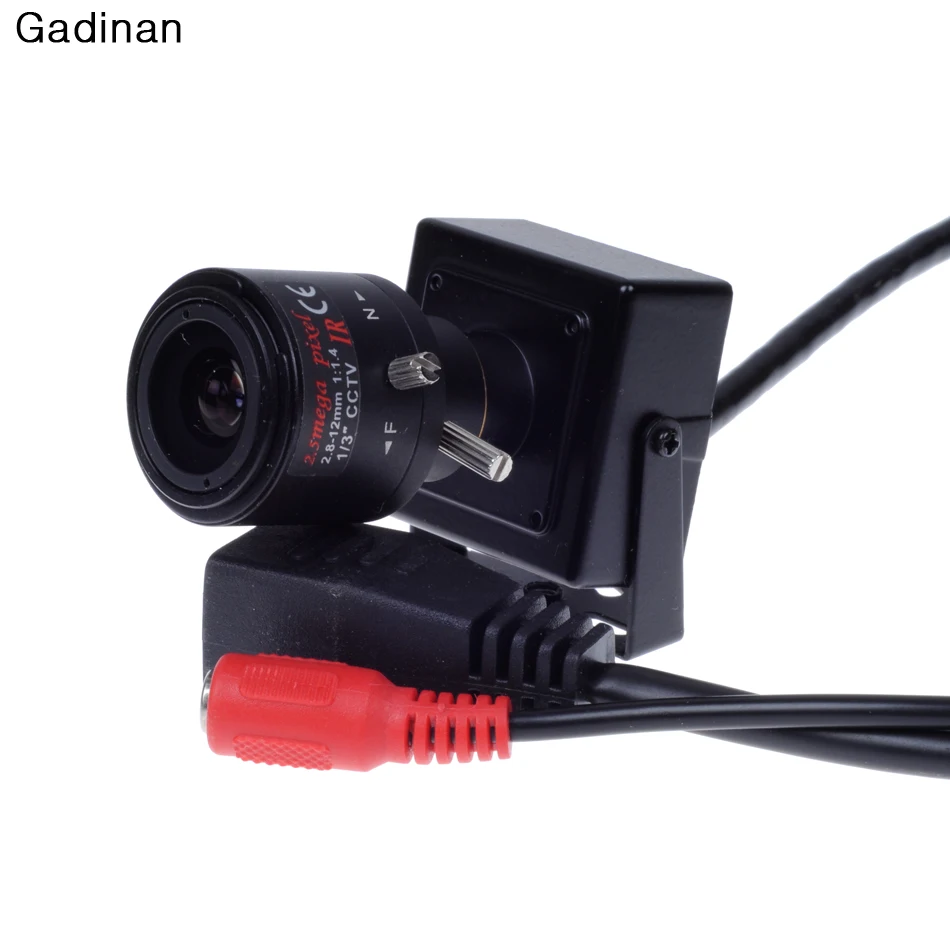 ONVIF Mini IP Camera HD 720P 1.0MP / 960P 1.3MP 2.8-12mm manual varifocal zoom lens P2P Plug and Play With bracket