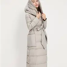 Пуховое пальто с пуговицами, пуховые куртки с капюшоном, зимнее женское пуховое пальто, длинный пуховик