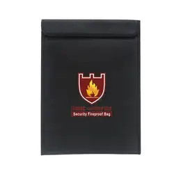 Двусторонняя противопожарные Портфели Сумка для документов бытовой взрывозащищенные плечо Офис сумки Secure папки файла сумка для хранения