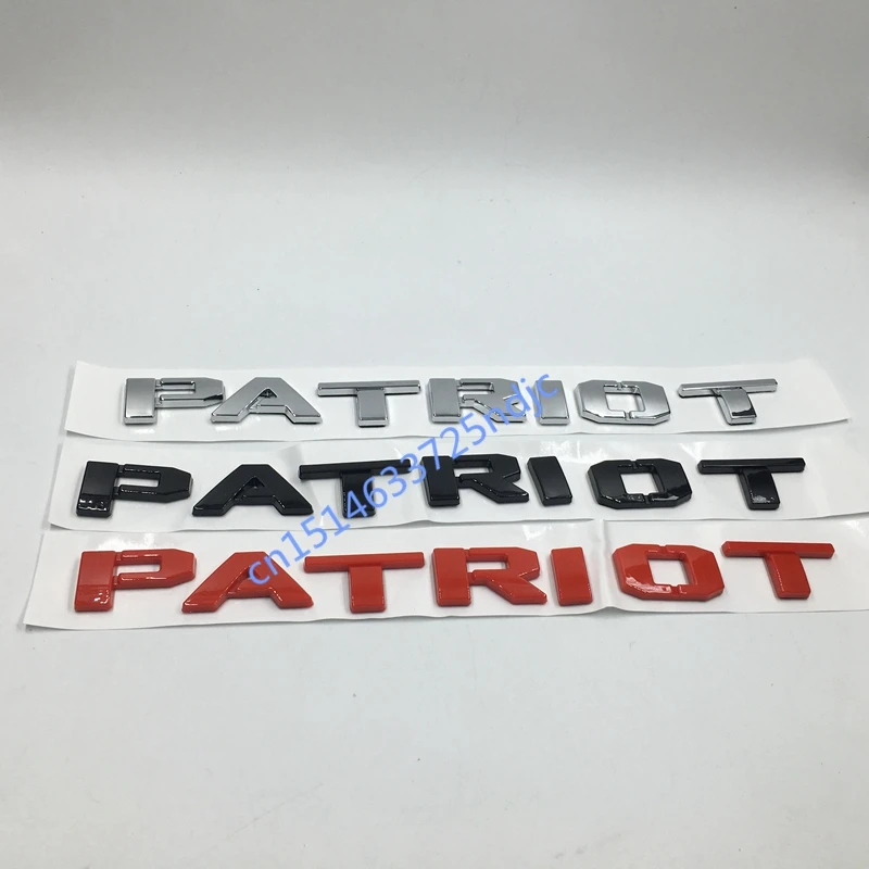 10pcs/lot New For Jeep Patriot Emblem Nameplate Badge Decal Car Door