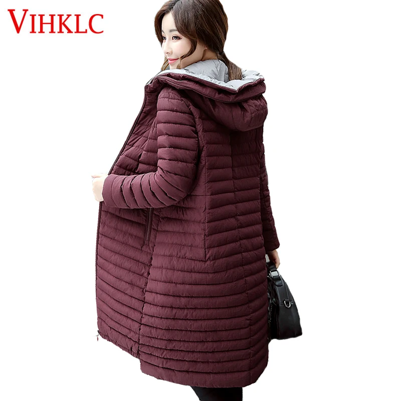

Hot Sale Women winter Jackets Coats With Hood Fashion Windproof Womens Parkas High Quality Womens Quilted Coat XL-5XL H203
