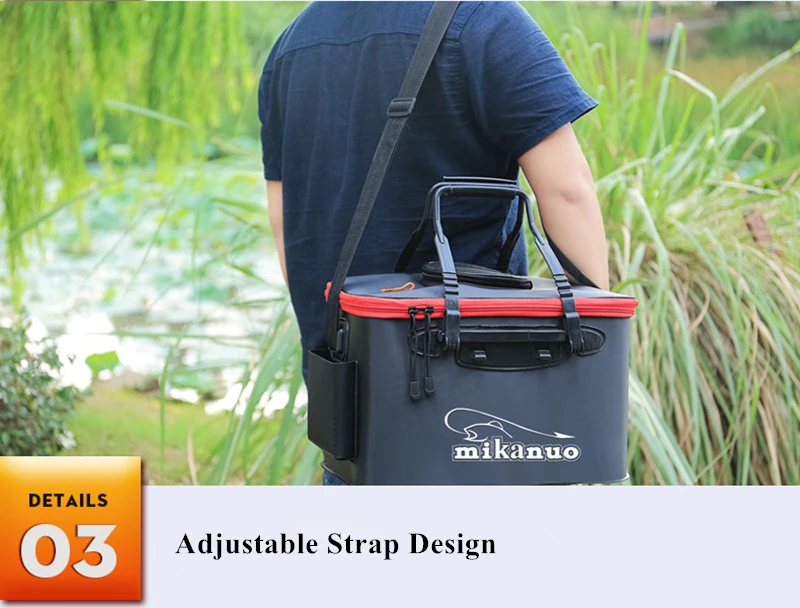 Bolsa de Pesca Balde de Pesca Caixa de Peixe ao Vivo Recipiente de Água Bolsas de Armazenamento Portátil Dobrável Acampamento Caminhadas Pan Basin Enfrentar Eva 8 Bolsas de pesca