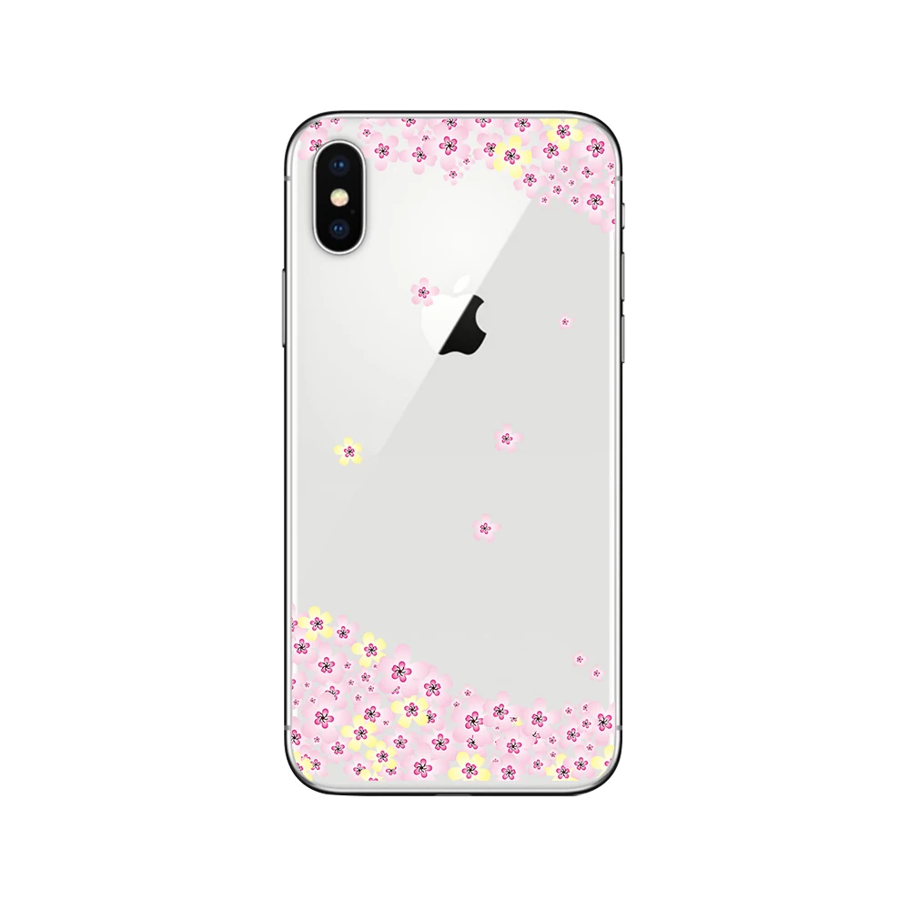 Чехлы для телефонов ciciber Cherry Blossom Tree для iphone 11 Pro XR XS MAX X, мягкий чехол из ТПУ для iphone 7, 8, 6, 6S Plus, 5S, SE, чехол - Цвет: Patterned 11