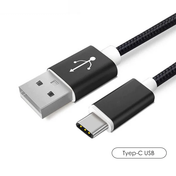 SUPTEC usb type-C кабель USB 3,1 type C провод для быстрой зарядки и синхронизации данных для Xiaomi Mi5 5S Redmi 4 pro huawei P9 P10 plus Кабель - Цвет: Black