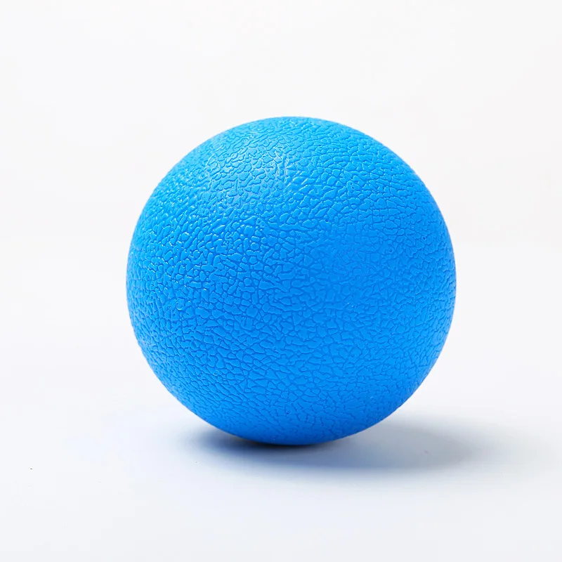 Арахис Массажный мяч-двойной, для Лакросса массажный шар и подвижный мяч для физической терапии-глубокий массаж ткани инструмент для Myofascia - Цвет: Single Blue