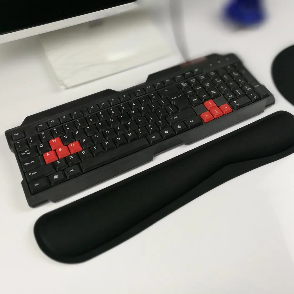  Memory Foam Set Nonslip Mouse Pad Wrist Support & Keyboard Wrist Rest for Office Computer Laptop 8 