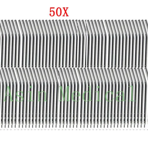 

50 X Dental Air Water Syringe Spray Nozzles Tips Tube for 3-Way Three Way Triple