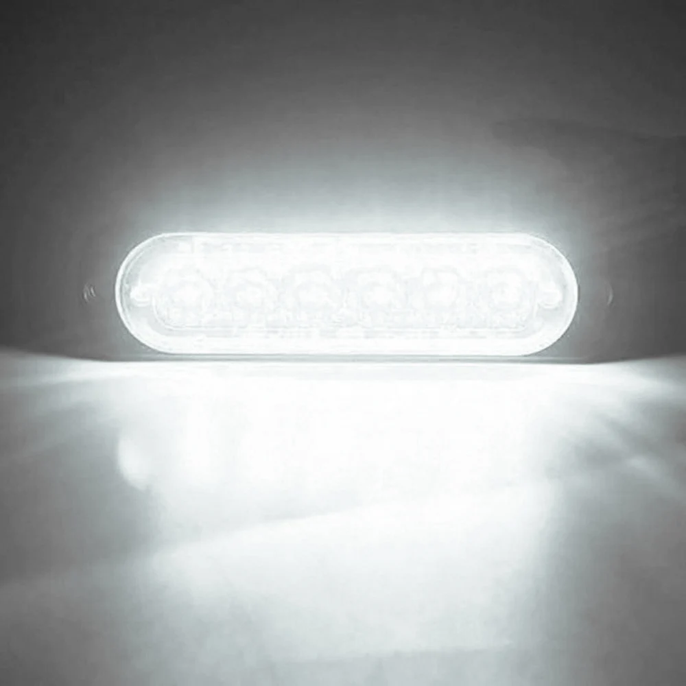 6LED 18 Вт режимов автомобильный Грузовик стробоскопическая вспышка аварийный