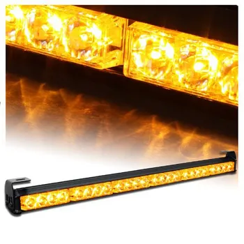 

904-6 7Modes 4 LED 27" 12C Car External Lights Emergency Warning Lights Tow Traffic Advisor Flash Strobe Light Bar