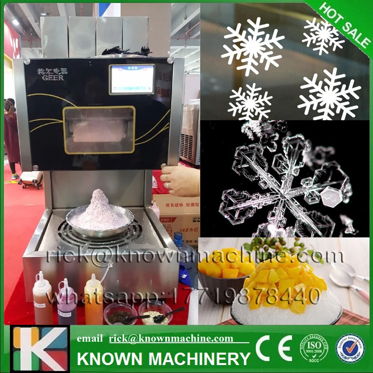 

5% discount of the KN-60 50/60HZ snowflake shaved ice maker machine with free shipping by DHL