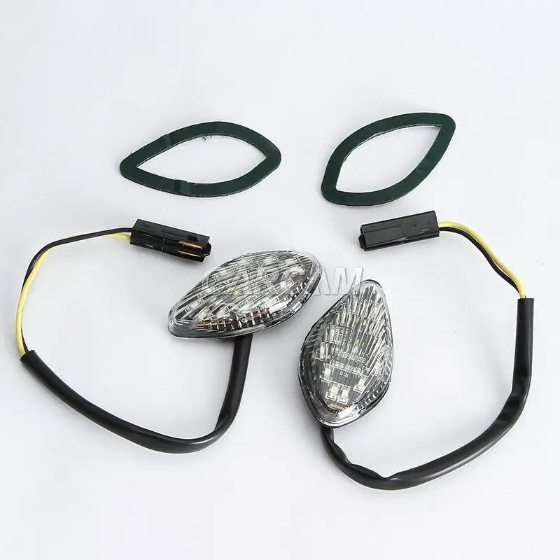 

free shipping Pair Flush Mount LED Motorcycle Turn Signals For Honda CBR 600 F3/F4/F4i CBR 600RR CBR 1000RR CB919
