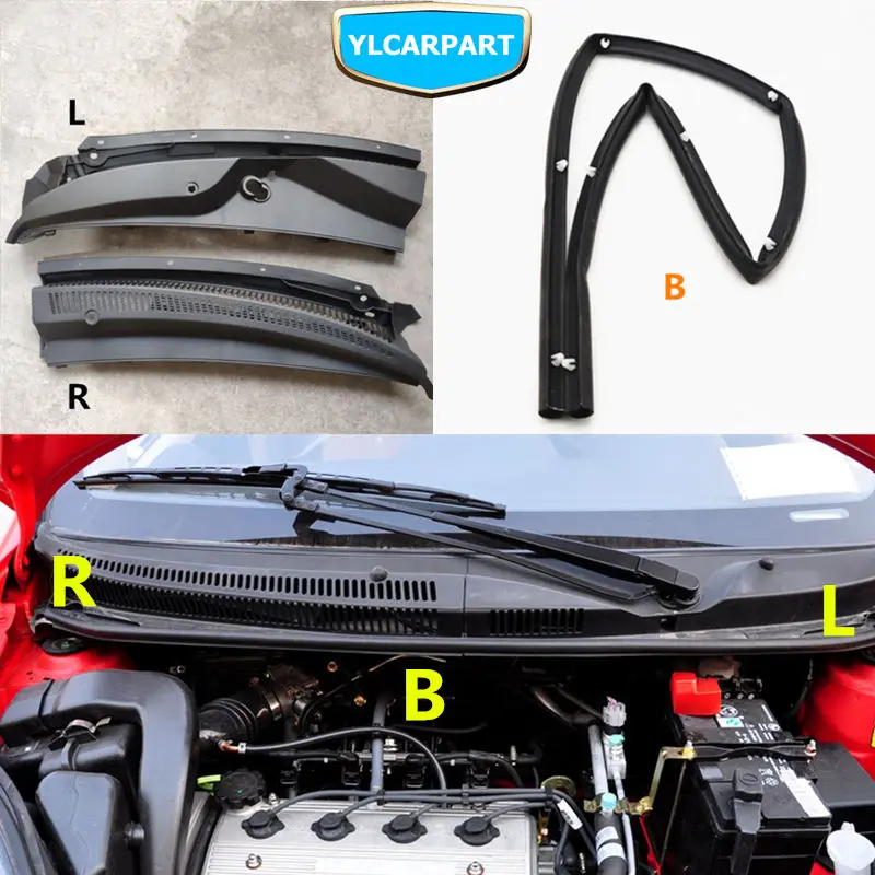 

For Geely LC Cross,GC2-RV,GX2,Emgrand Xpandino,LC,Panda,Pandino,GC2,Car windshield wind water deflector seal