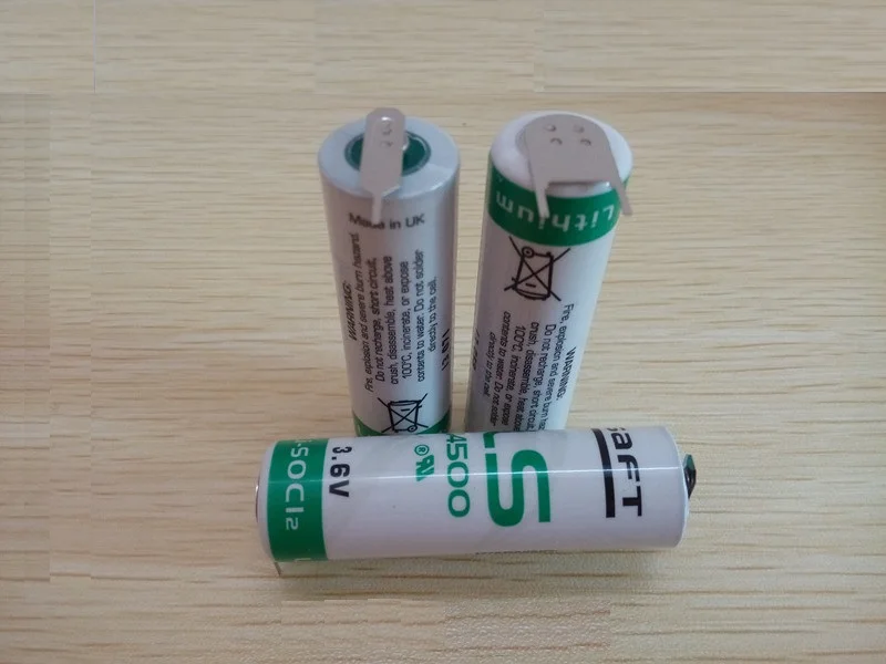 12 шт. литиевые батареи saft LS14500 ER14505M 3 6 В AA 2450 мАч одноразовая литиевая батарея PLC NC с