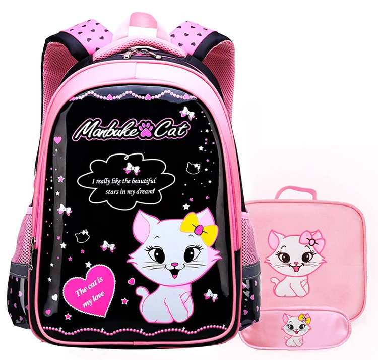 Водонепроницаемый детский рюкзак, набор, школьные сумки, рюкзак для девочек, школьный рюкзак для начальной школы с рисунком, детский ортопедический рюкзак