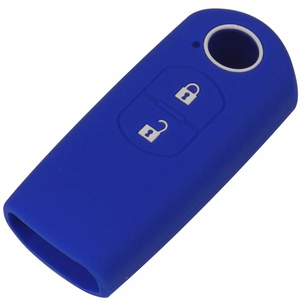 Силиконовый чехол для ключа jingyuqin 2 Butoons Mazda / 3/ 5/ 6|silicone key fob|silicone fob coverfob cover |