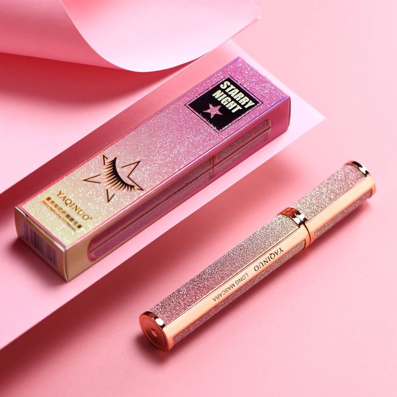 

2019 New Charming Goddess Starlight Silk Fiber Mascara Waterproof Smudge-Proof Long-Lasting Dense Slender Lashes Mascara