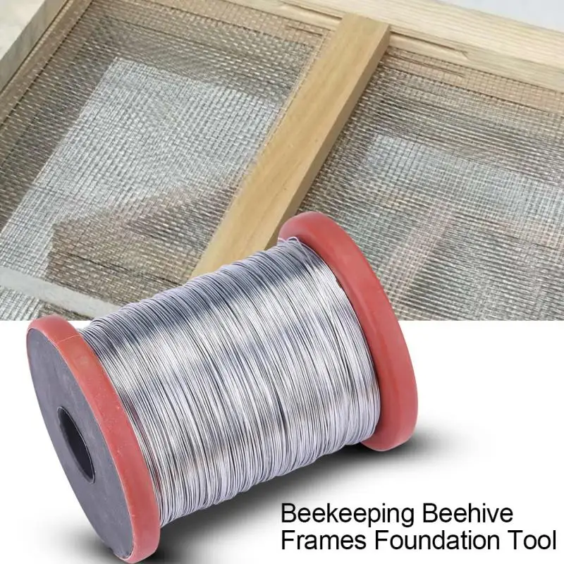 1 рулон 500 г Прочная нержавеющая сталь/железная проволока для Пчеловодство пчелиный улей рамки основа инструмент пчеловодство оборудование садовые инструменты