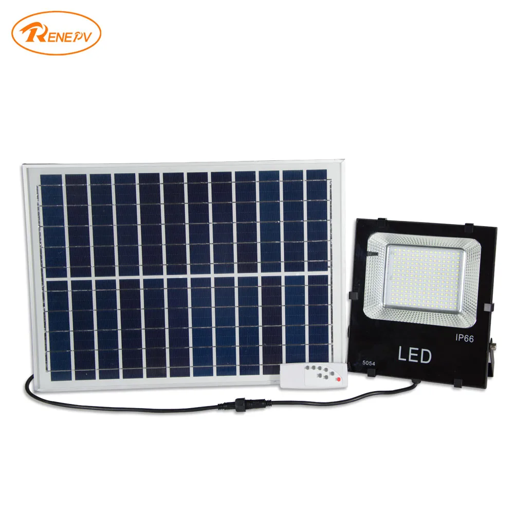 

Renepv 50W solar lighting system solar panel for outdoor rechargeable wall lights green energy alternative lamp RDWP-50W