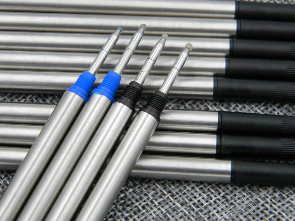 

10pc Rotate metal office 0.5MM gift Rollerball Pen Refills