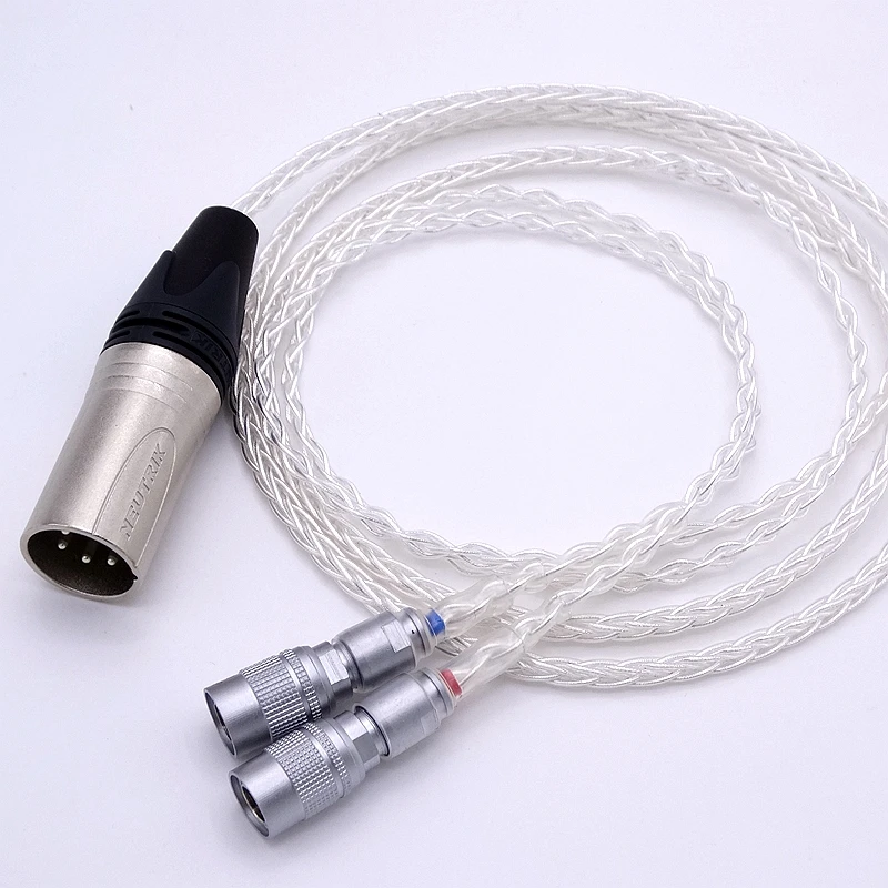 8 ядер 2,5 м посеребренный Сменный кабель для Mr акустических систем эфир Alpha Dog Prime Upgrade кабели для наушников провода