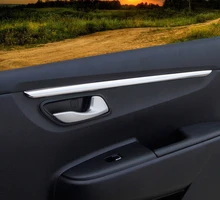 4pc for KIA K2 2017 KX CROSS 2017 Car door panel Bright Trim Decorative stainless steel