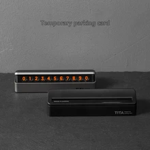 Автомобильная Временная парковочная карта Скрытая светящаяся телефонная карточка для DACIA logan Duster lodgy sandero dokker Логан МСВ