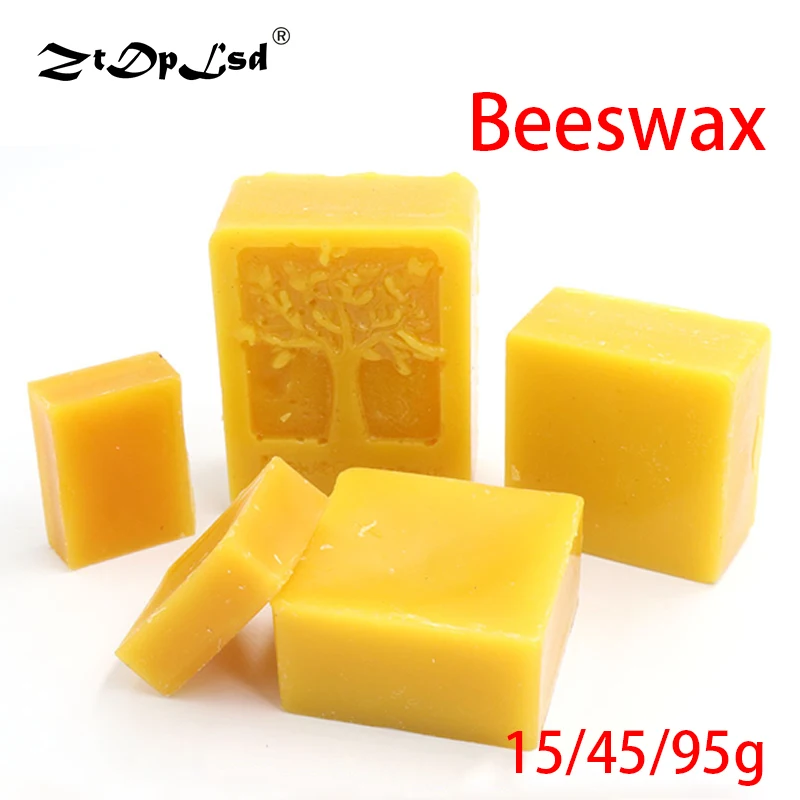 

1PCS 15/45/95g Organic Natural Pure Beeswax Ballina Honey Wax Bee Cosmetic Maintenance Protect Wood Furniture Food Grade Soap