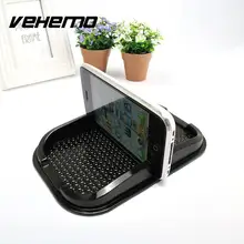 Vehemo Авто Универсальная Нескользящие площадку Резина Мобильная Важная палка приборной панели телефона держатель для GPS mp3 стенд