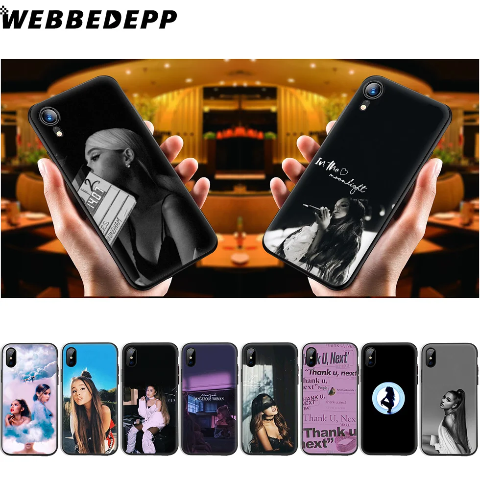 WEBBEDEPP Ariana Grande сексуальный мягкий силиконовый чехол для iPhone 11 Pro Xr Xs Max X или 10 8 7 6 6S