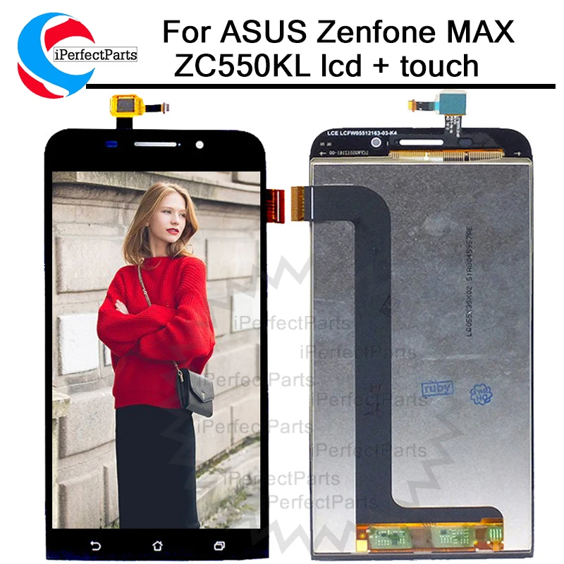 

5.5''Display For ASUS Zenfone MAX Z010D ZC550KL lcd Display Touch Panel with frame For ASUS Zenfone Max ZC550KL LCD Display