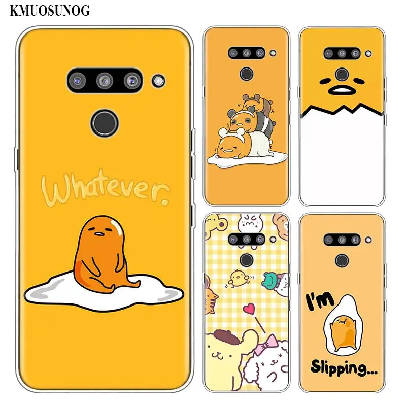 

Silicone Soft Phone Case Lovely Gudetama for LG K50 K40 Q8 Q7 Q6 V50 V40 V30 V20 G8 G7 G6 G5 ThinQ Mini Cover