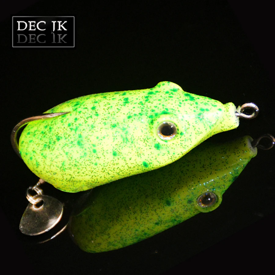 5.5cm Fishing Lur Fake Bait Trolls Soft Floating Frog Lure Topwater Artificial Baits China For Pike Swimbait With Hooks Lures (7)