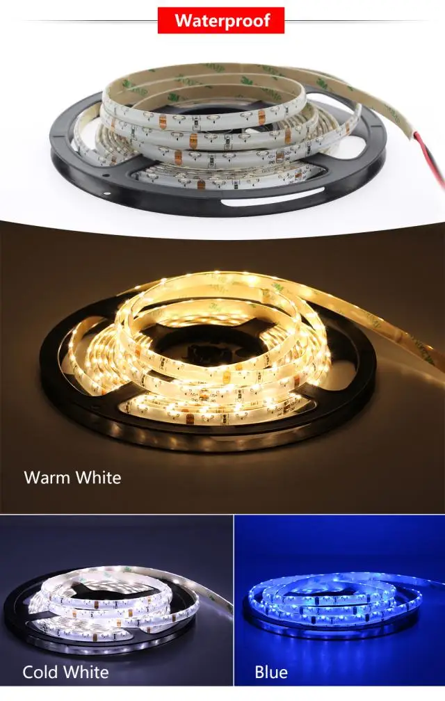 [Seven Neon]5 м ультра яркий 5 мм/8 мм 335 SMD 60 Светодиодный s/m Белый/теплый
