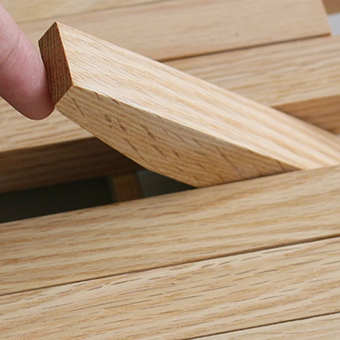 Solid wood  Decorative hook  strips for clothes and hats Black Walnut White Oak Wall Creative Invisibility hook