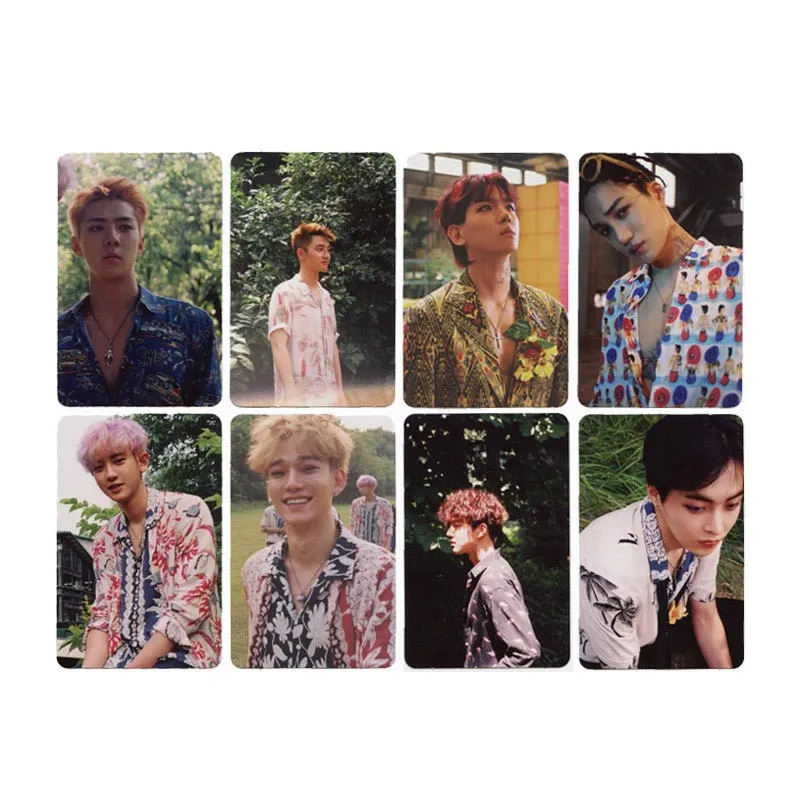 KPOP EXO THE WAR обычный и частный альбом KOKOBOP Фотокарта в стиле хип хоп самодельные