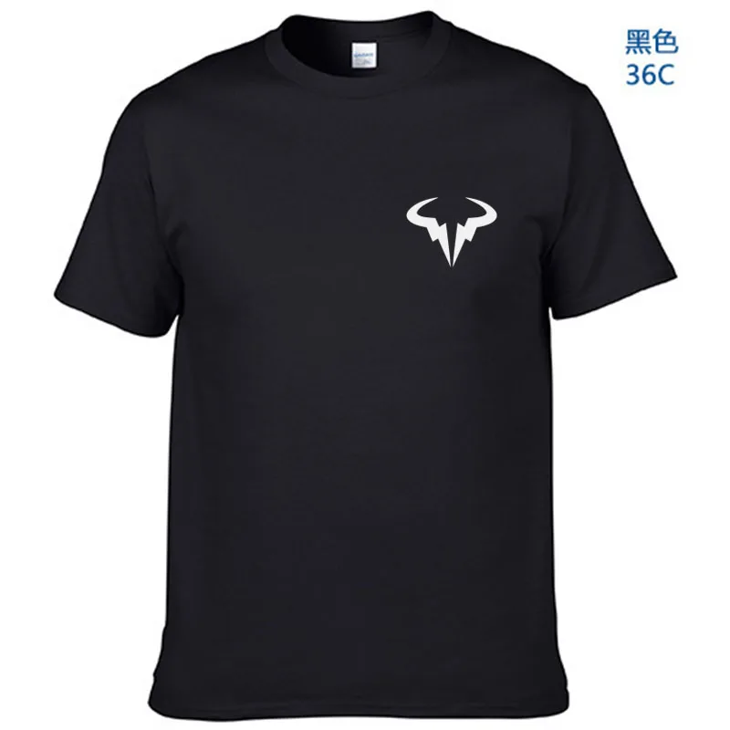 rafael nadal bull logo t shirt