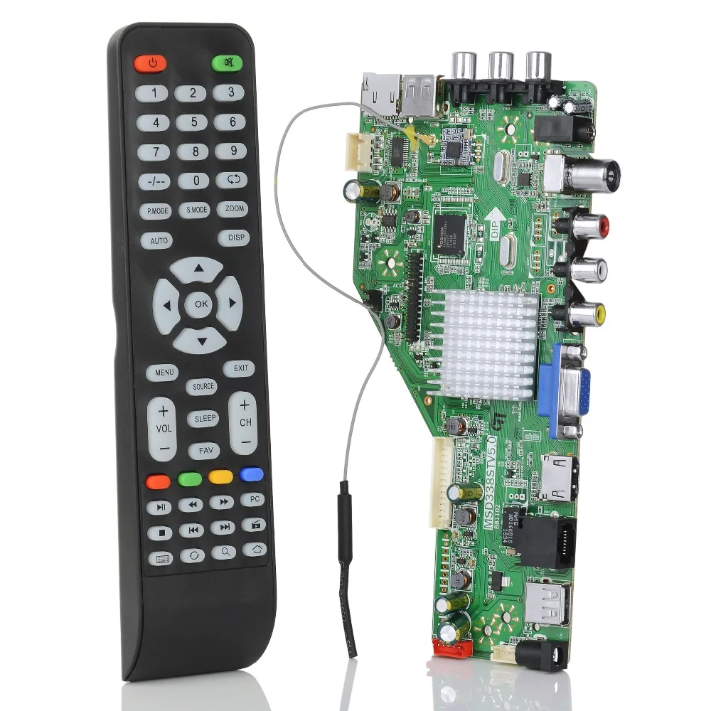 

MSD338STV5.0 Intelligent Wireless Network TV Driver Board Universal Andrews LCD Motherboard 1024M Android RAM 1G and 4G storage