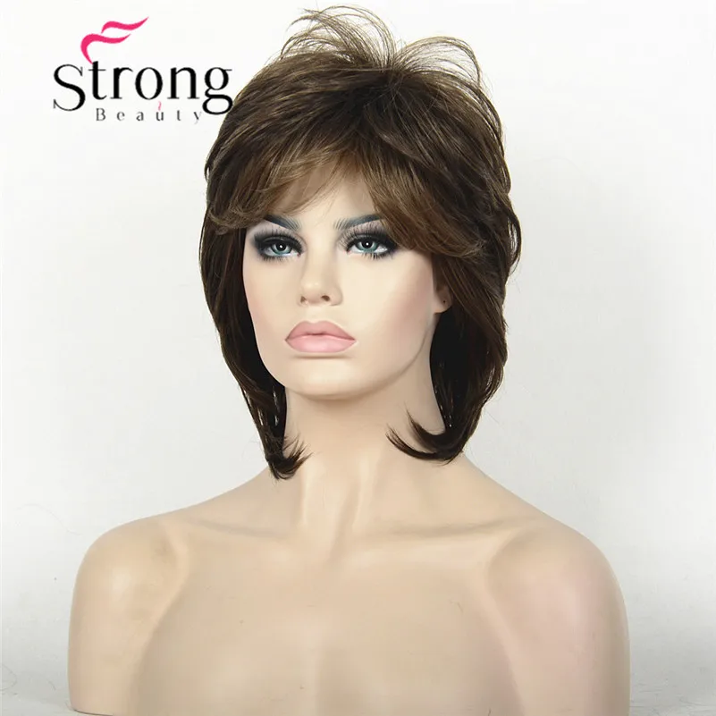 L-1943A #RM73 Brown mix wig (4)