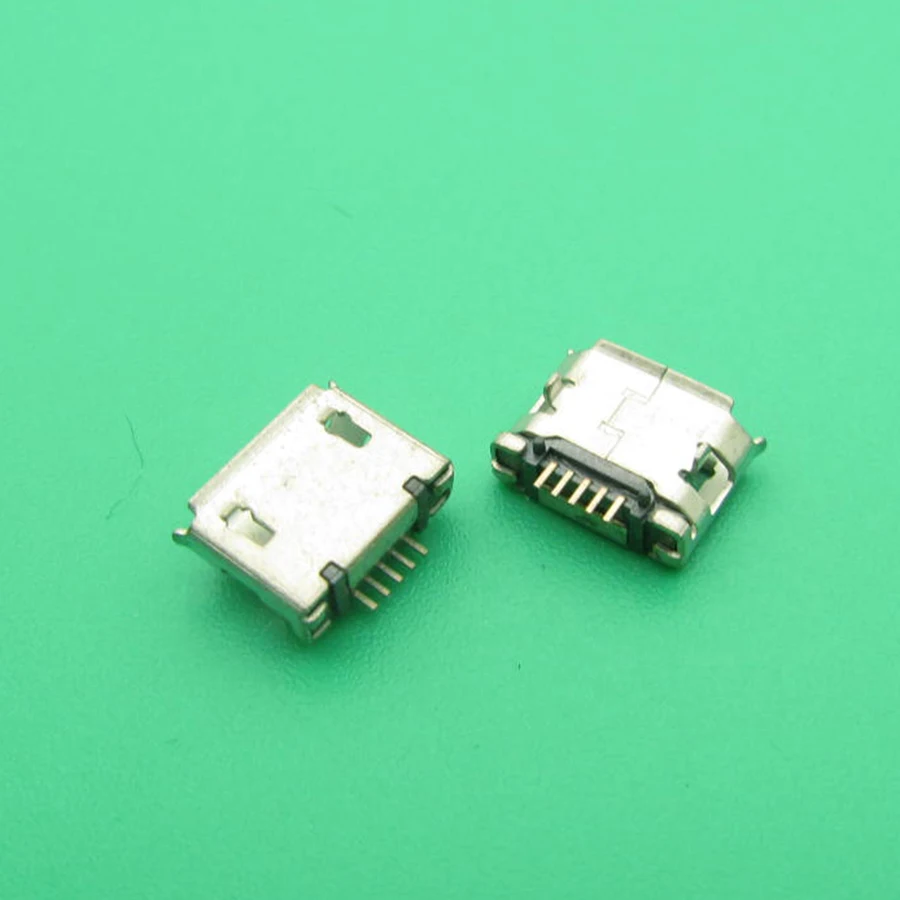 100 шт. MICRO USB-порты для зарядки планшетов и систем Android короткий контакт