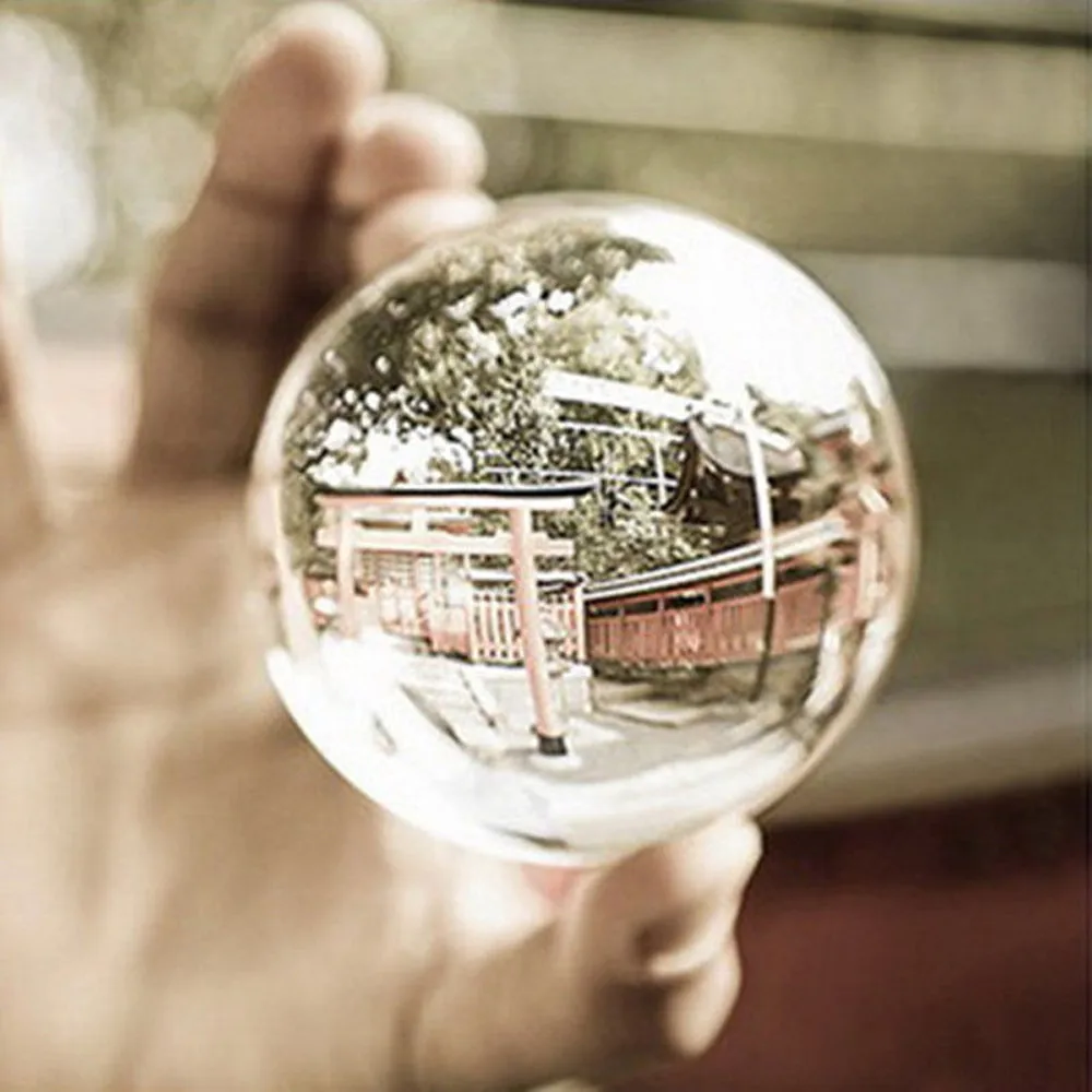 

Glass Ball Artificial Crystal Healing Glass Ball Sphere Decoration Chinese Style Feng Shui Decorating Ball 40mm 50mm
