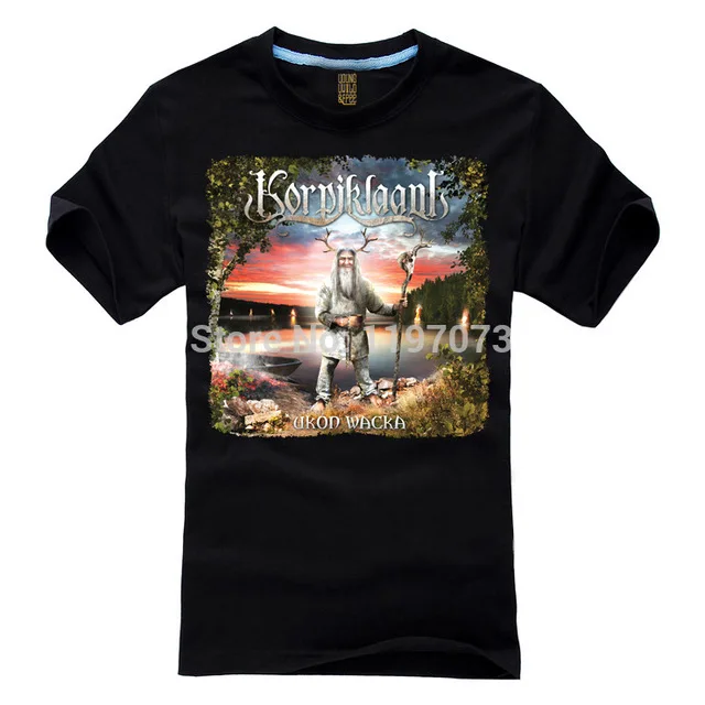 15 дизайнов, брендовая рубашка Korpiklaani Rock, 3D, подгонка, ММА, фитнес, Hardrock, тяжелый народный металл, хлопок, короткий рукав, camiseta